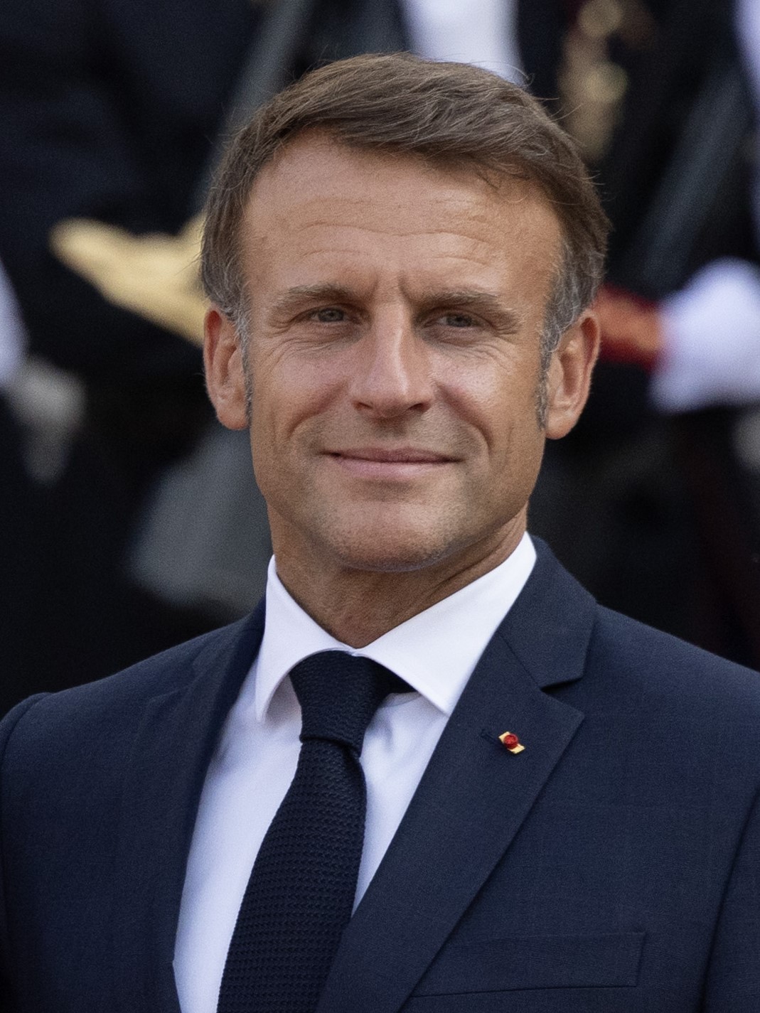 Emmanuel Macron, who rejected Laurent Nuñez's resignation to keep command of French police during the unrest
