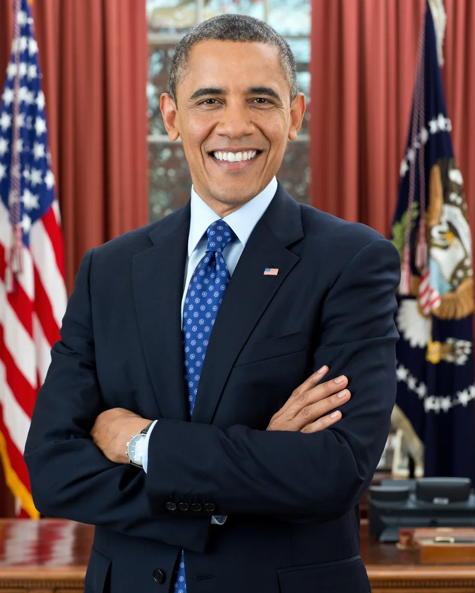 Barack Obama official portrait — Obama condemned the Trump administration's Ilhan Omar investigation as 'appalling'