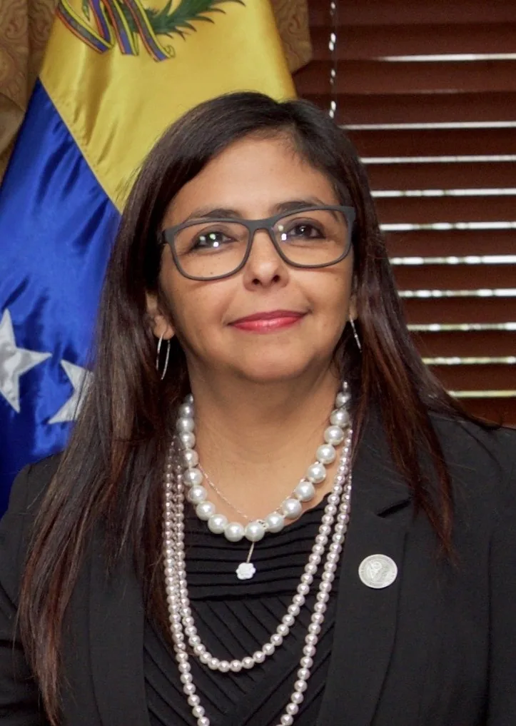 Delcy Rodriguez, Venezuela's acting president, announced the $76 billion oil investment plan on national television