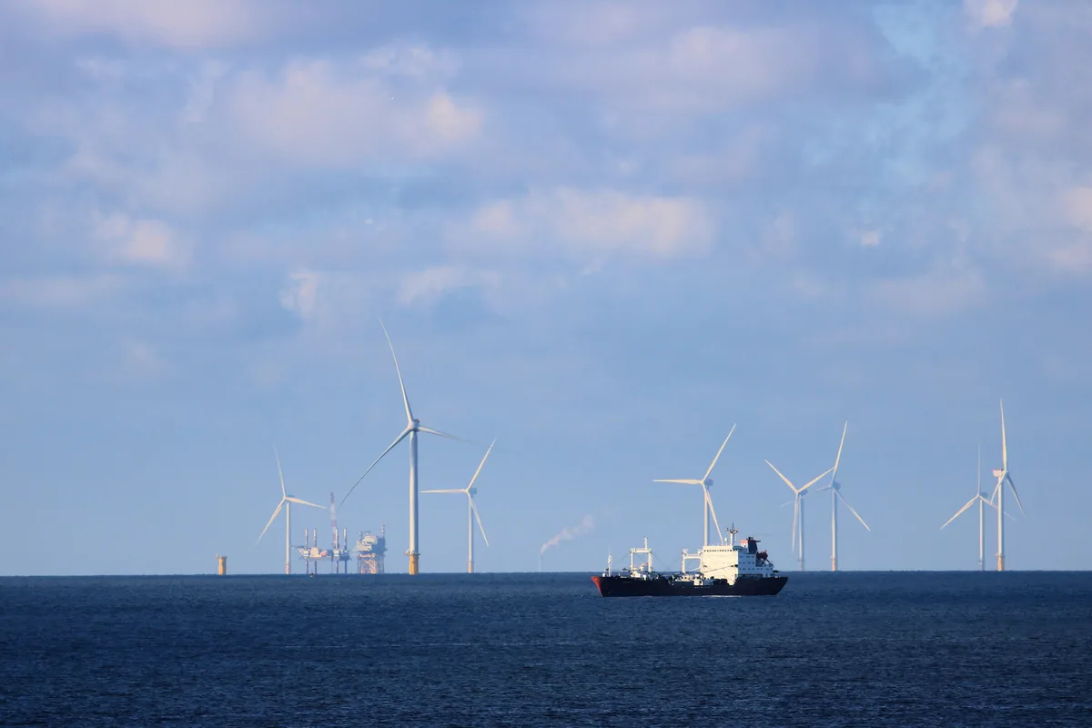 An oil tanker sailing in open water (illustrative photo)