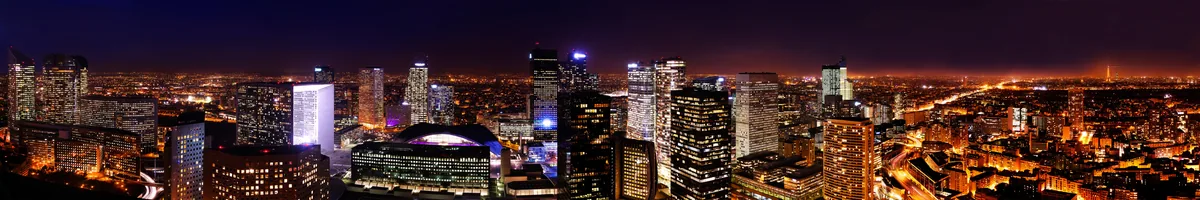 La Défense financial district in Paris — French bond yields jumped as the France debt crisis deepened