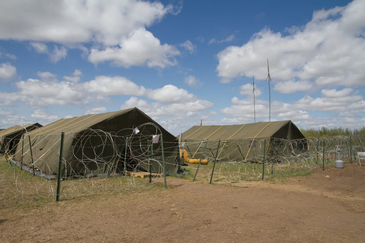 Aviation resources at the Canadian Maneuver Training Center in Wainwright during exercise Maple Resolve