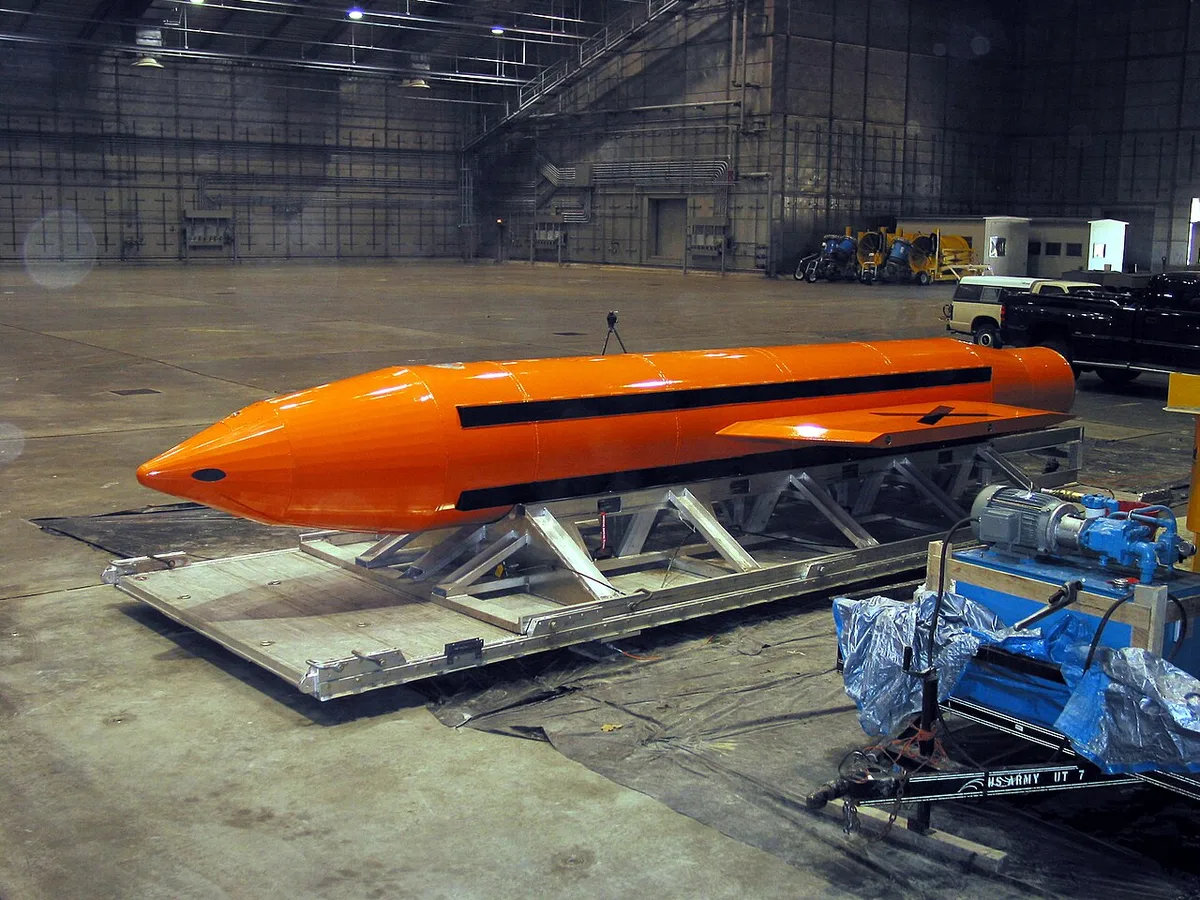 GBU-43/B MOAB mother of all bombs