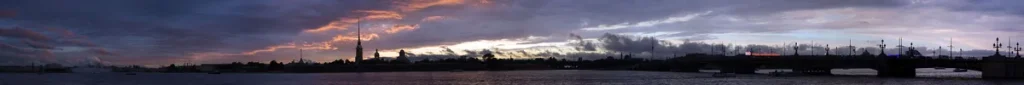 Saint Petersburg skyline — Ukraine drones hit the city's oil terminal in the overnight attack