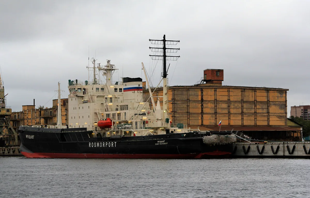 Port of Saint Petersburg near the oil terminal damaged in the overnight Ukrainian drone attack